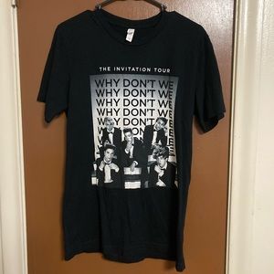 Why Don’t We The Invitation Tour Shirt Black.